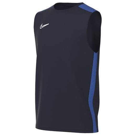 Nike y nk df acd23 top sl maglietta, ossidiana/royal blu/bianco, 10-11 jahre unisex-bambini e ragazzi