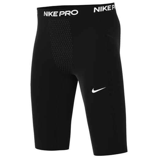 Nike b np df short 24 pantaloncini, nero/nero/bianco, 6-7 anni bambino