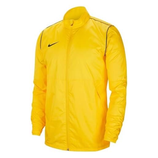Nike park20 rain - giacca impermeabile per bambini, unisex - bambini, giacca impermeabile, bv6904-302, verde pino/bianco, 16-22