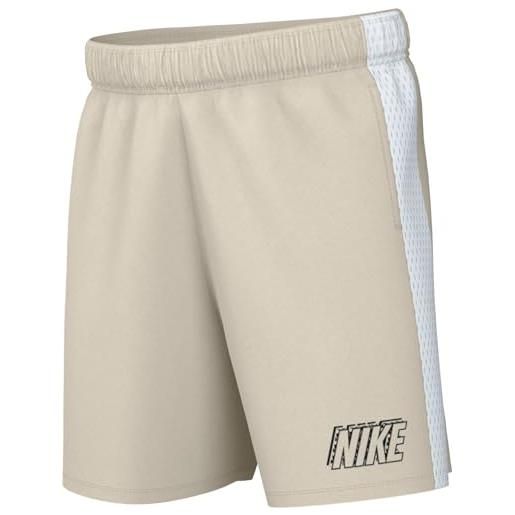 Nike k nk df acd23 shrt wp gx pantaloncini, lt orewood brn/bianco/nero, 10-11 jahre unisex-bambini