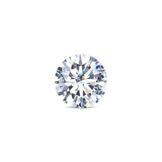 TOPIND gemme di diamante di moissanite sfuse, 0.1 ct-18 ct, purezza vvs, colore d, taglio perfetto, taglio belgio, moissanite per incastonatura gioielli in (18.0mm/20.0ct)
