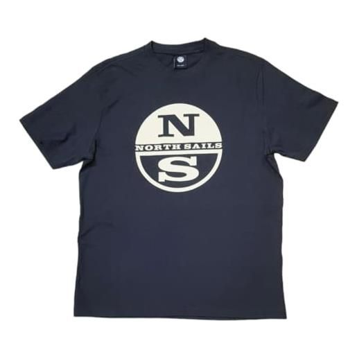 NORTH SAILS t-shirt manica corta logo grosso 69 2903 000 0802 tg. M col. Navy blue