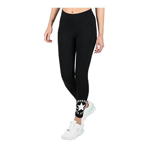 CONVERSE leggings CONVERSE 10024222a01001 donna neri nero xs