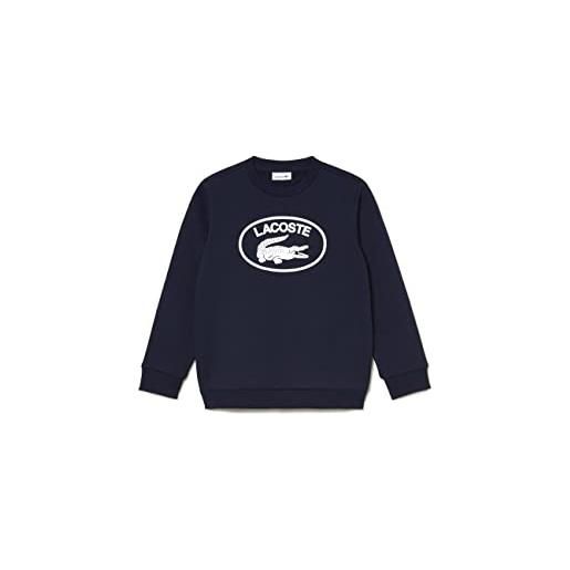 Lacoste-children sweatshirt-sj9730-00, blu navy/bianco, 12 ans