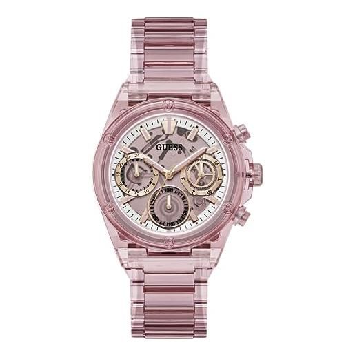 GUESS orologio da donna 39,0 mm - cinturino rosa quadrante rosa cassa rosa, classico, rosa, classico