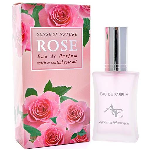 AE Aroma Essence profumo di rosa per donna, profumo di rosa carismatico e romantico, profumo d'amore fresco con olio di rosa, 35ml