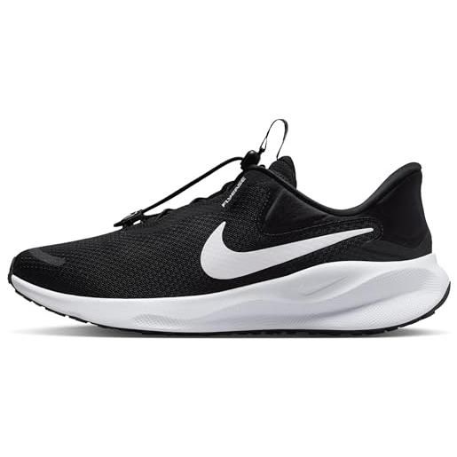 Nike revolution 7 easyon, basso uomo, nero bianco, 47.5 eu