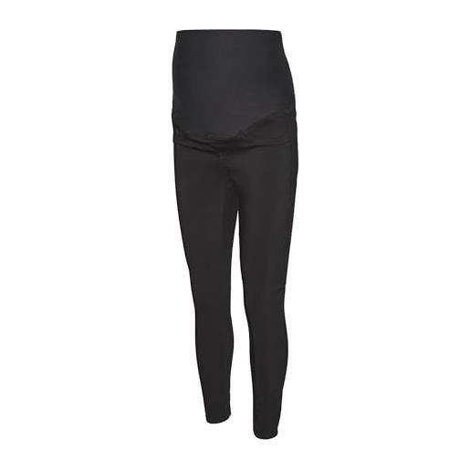 Mamalicious pantalone slim nero mllucy a. Noos donna, denim nero. , m