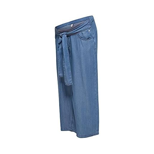 Esprit maternity pants utb culotte pantaloni di maternità, blu (medium wash 960), 42 (taglia produttore: 36) donna