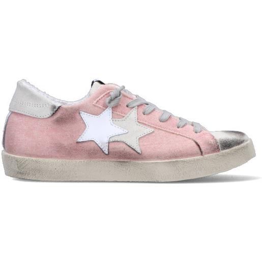 2 STAR sneaker donna rosa