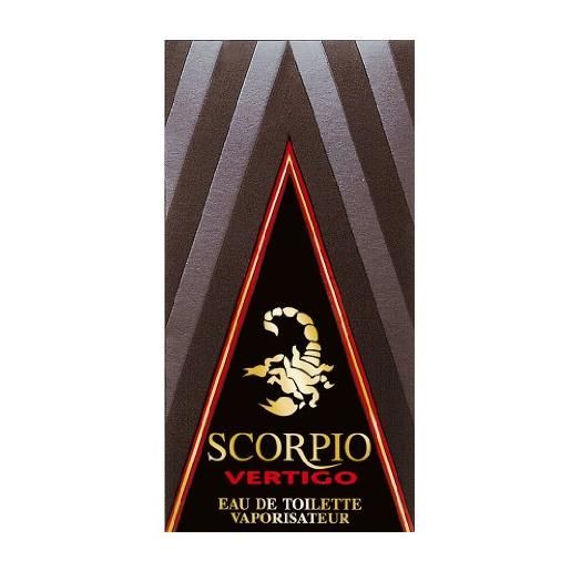Scorpio - profumo eau de toilette da uomo, vertigo, flacone spray da 75 ml