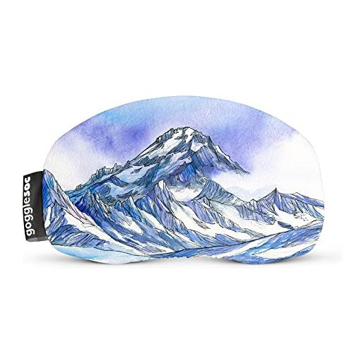 GOGGLESOC copri maschera cover eco friendly e sostenibile - fantasia winter glacier