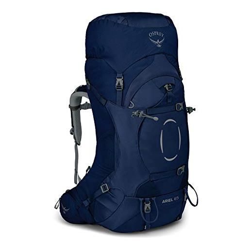 Osprey ariel 65 zaino da backpacking per donna, ceramic blue - wm/l