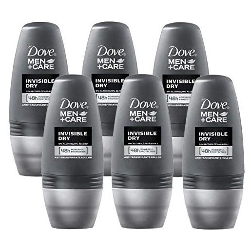 Dove men care invisible dry 48h deodorante uomo roll on 50ml