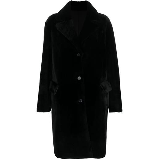 Desa 1972 cappotto reversibile cipria - nero