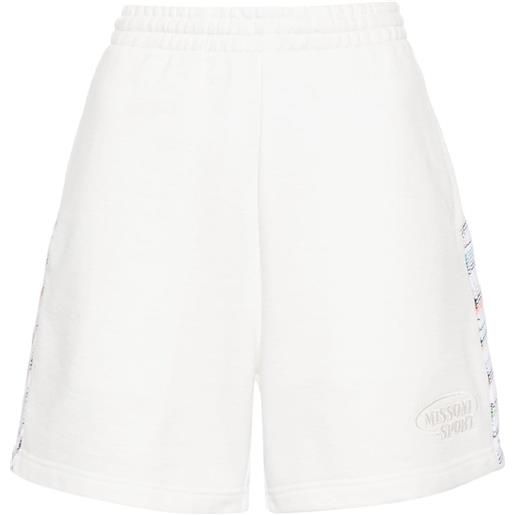 Missoni shorts con dettaglio a zigzag - bianco