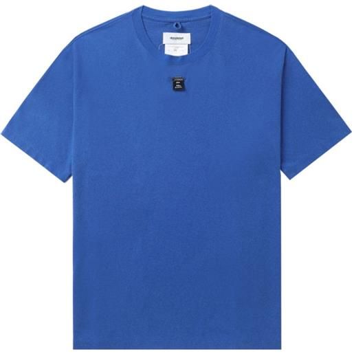 Doublet t-shirt sd card con ricamo - blu