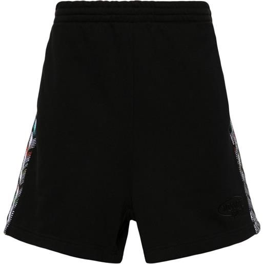 Missoni shorts sportivi con motivo chevron - nero