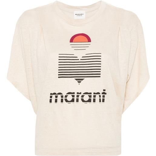 MARANT ÉTOILE t-shirt kyanza - toni neutri
