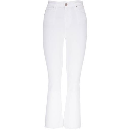 AG Jeans jeans svasati a vita alta - bianco