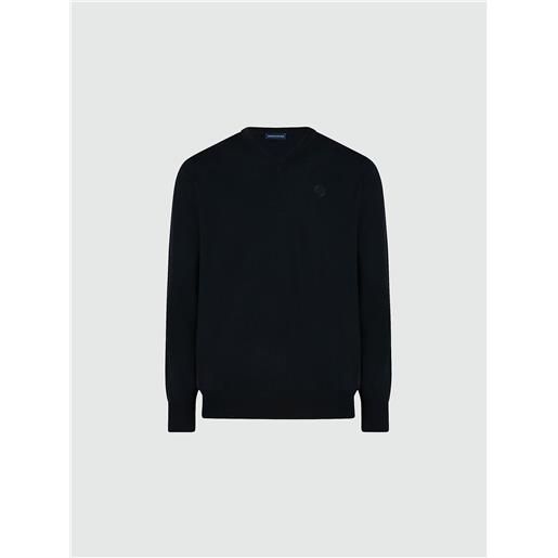 North Sails - maglione con scollo a v, black