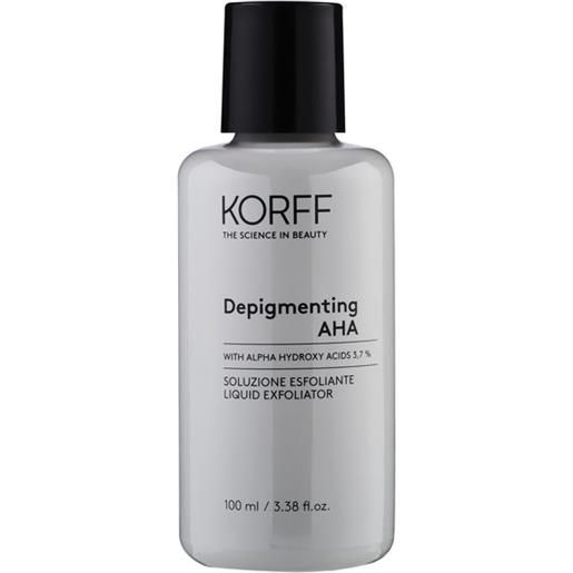 KORFF Srl depigmenting aha soluzione depigmentante korff 100ml