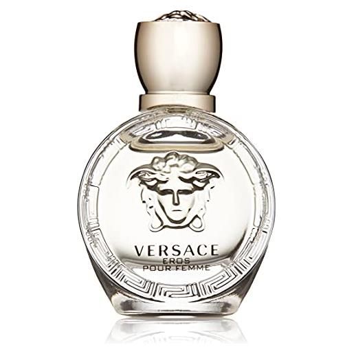 Versace eros pour femme eau de parfum mini splash 5ml 0.17 fl oz new in box by Versace