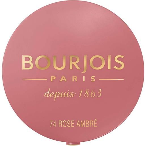 Bourjois piccolo vaso rotondo blush per guance 2.5 g rose ambre