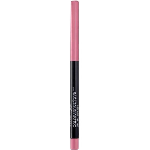 Maybelline color sensational shaping matita per labbra 5 g palest pink