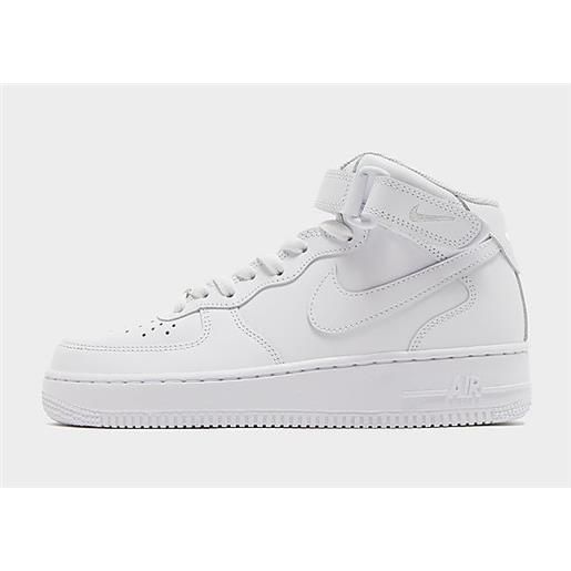 Nike air force 1 mid donna, white/white/white