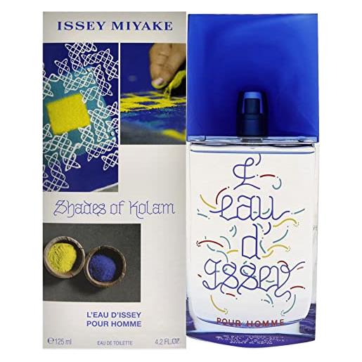 Issey Miyake l'eau d'issey pour homme shades of kolam eau de toilette uomo, 125 ml