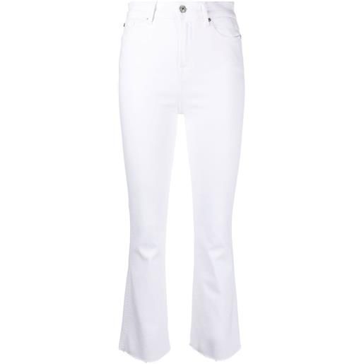 7 For All Mankind jeans slim a vita alta - bianco