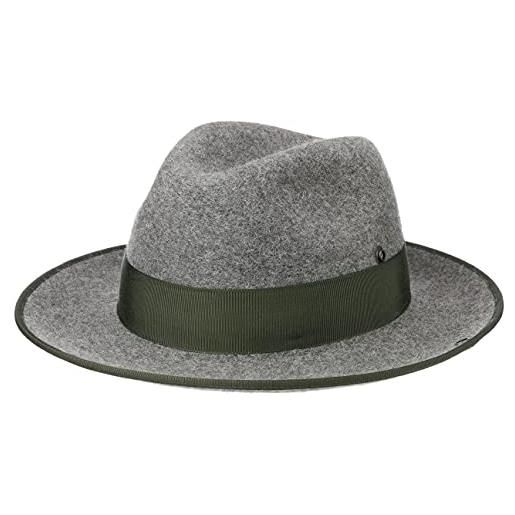 Lodenhut Manufaktur cappello tirolese. Manufaktur feltro di lana 55 cm - grigio