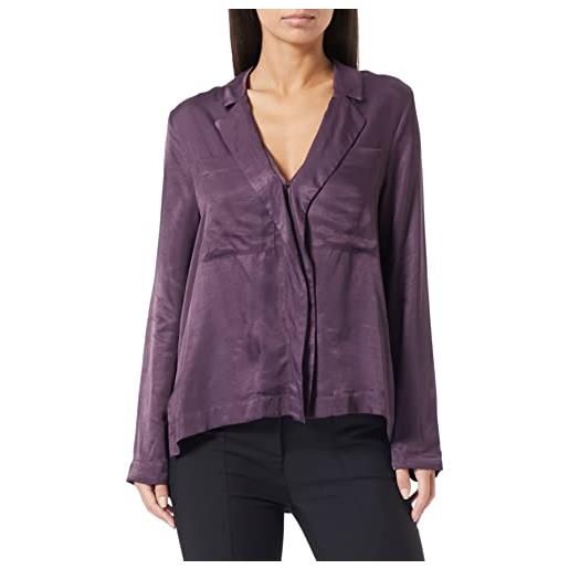 Sisley t-shirt 55vwlq01x camicia, nocturnal purple 35n, m donna