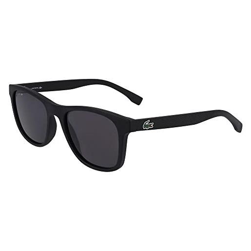 Lacoste l884s-001, injected sunglasses matte black unisex adulto, standard, taglia unica