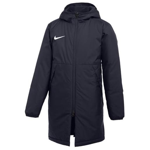 Nike y nk syn fl rpl park20 sdf jkt giacca invernale, ossidiana/bianco, 8-10 anni unisex-bambini