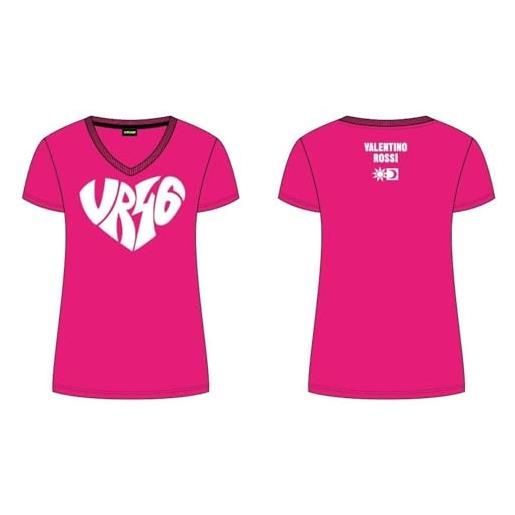 Valentino Rossi t-shirt vr46 fan, donna, s, rosa