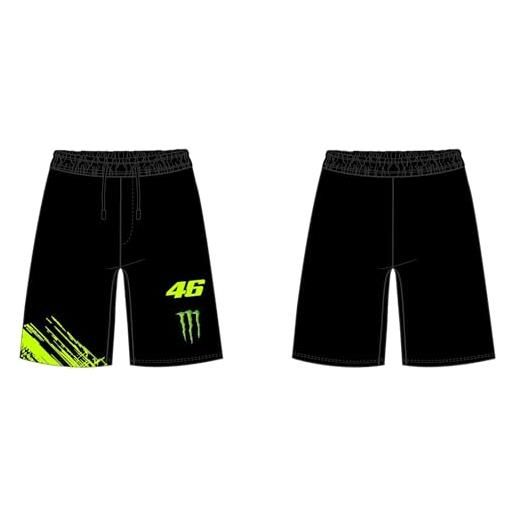 Valentino Rossi pantaloni corti vr46 monster dual line, uomo, l, nero