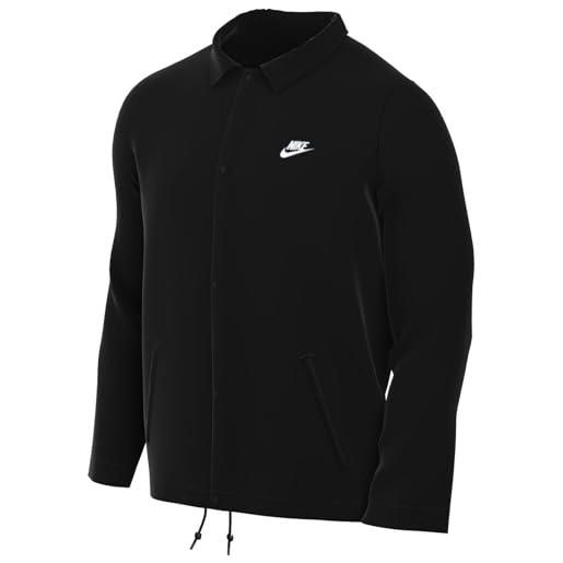 Nike fn3316-010 club giacca uomo black/white taglia xs