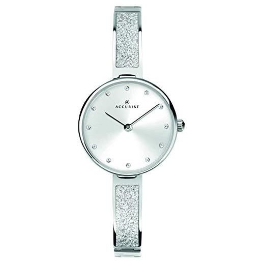 Accurist watches orologio analogico quarzo donna con cinturino in acciaio inox 8214