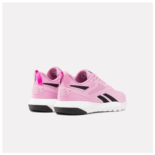 Reebok flexagon force 4, sneaker donna, jaspnk/black/laspin, 44 eu