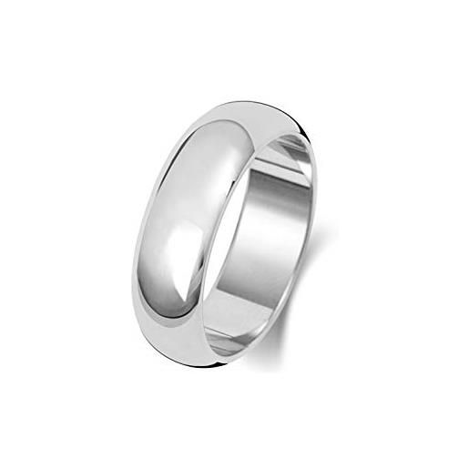 Arcarna 0000098 925 argento sterling uomo e donna di matrimonio anello 8 mm, argento, 67 (21.3), colore: argento, cod. Ke12