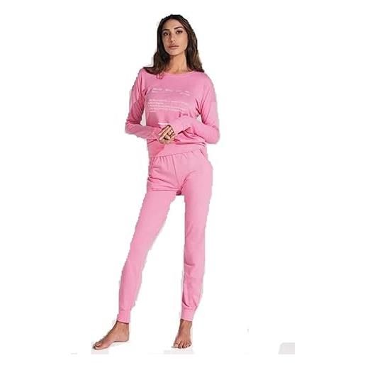 JADEA pigiama donna cotone jersey art 3147 (taglia: s, m, l;Colore: ortensia, pink, grigio, lime) specificare taglia e colore tramite mail