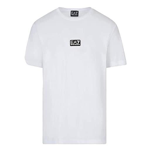 Emporio Armani ea7 core identity cotton t-shirt - white/black-m