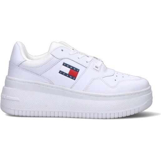 TOMMY HILFIGER JEANS sneakers donna bianco