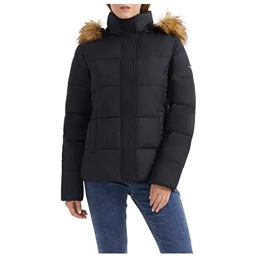 OROLAY giacca da donna cappotto leggero trapuntato invernale con cappuccio nero m