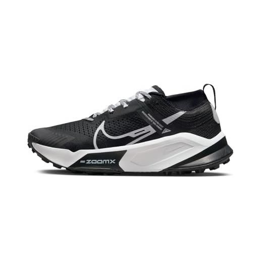 Nike zoomx zegama trail, sneaker uomo, black/white, 45 eu