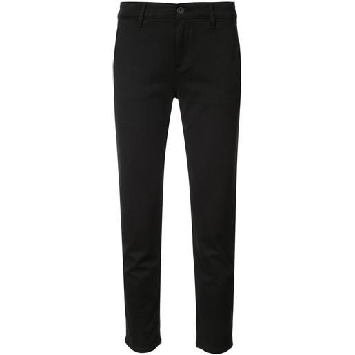 AG Jeans pantaloni crop caden - nero
