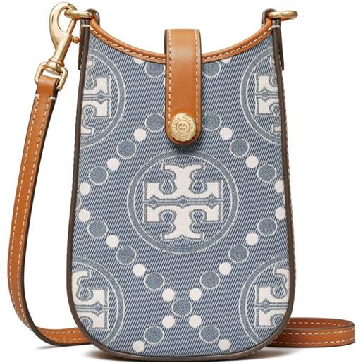 Tory Burch borsa a tracolla t monogram - blu