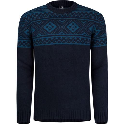 Montura norway sweater blu m uomo
